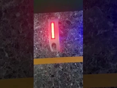 C102 अर्धचंद्र के आकार के सौर एलईडी रोड स्टड रिफ्लेक्टर 125*43*30 मिमी सड़क और ट्रकों के लिए